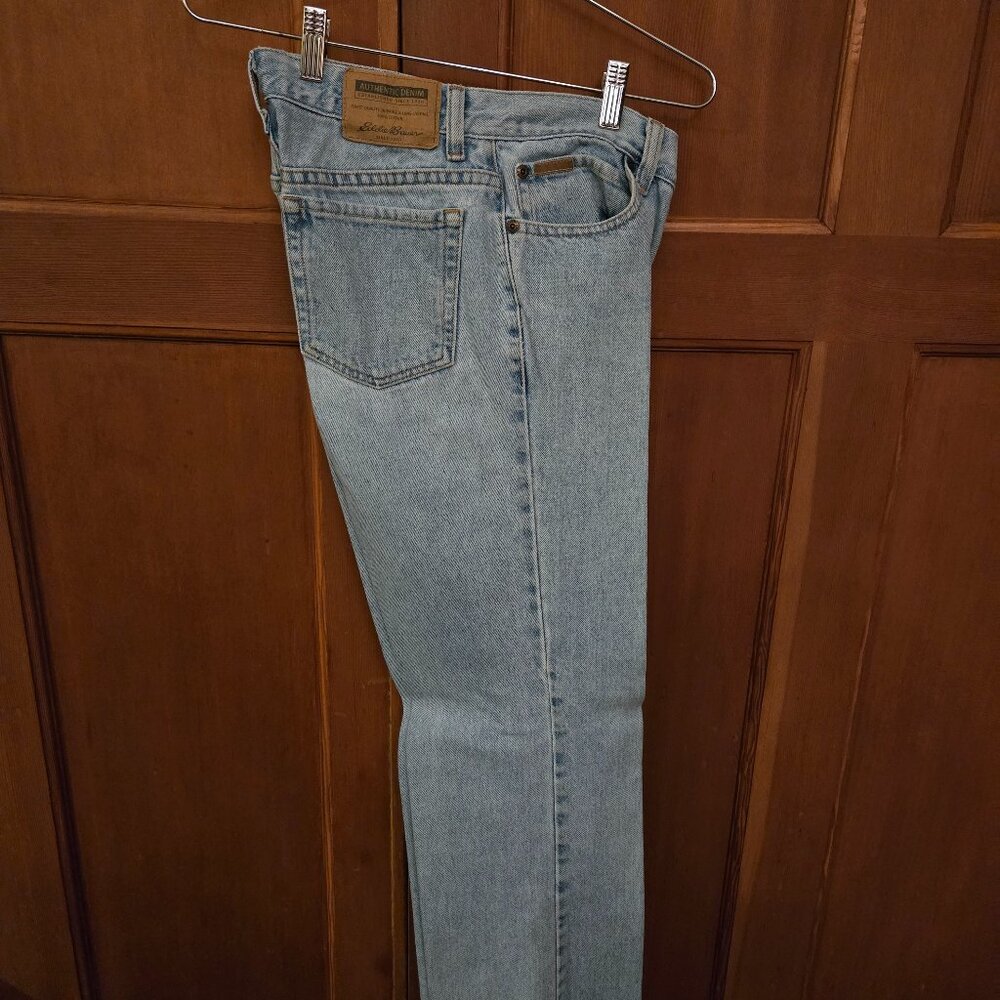Eddie Bauer Women's Blue Jeans Size 6 Tall Style Straight Leg